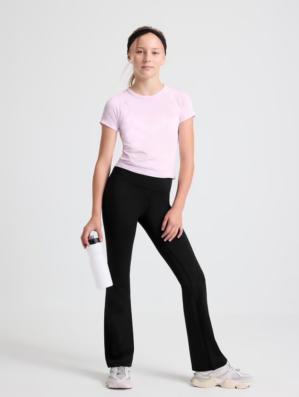 Athleta Girl Black High Rise Chit Chat Flare Pants - Size 16 Girls XXL